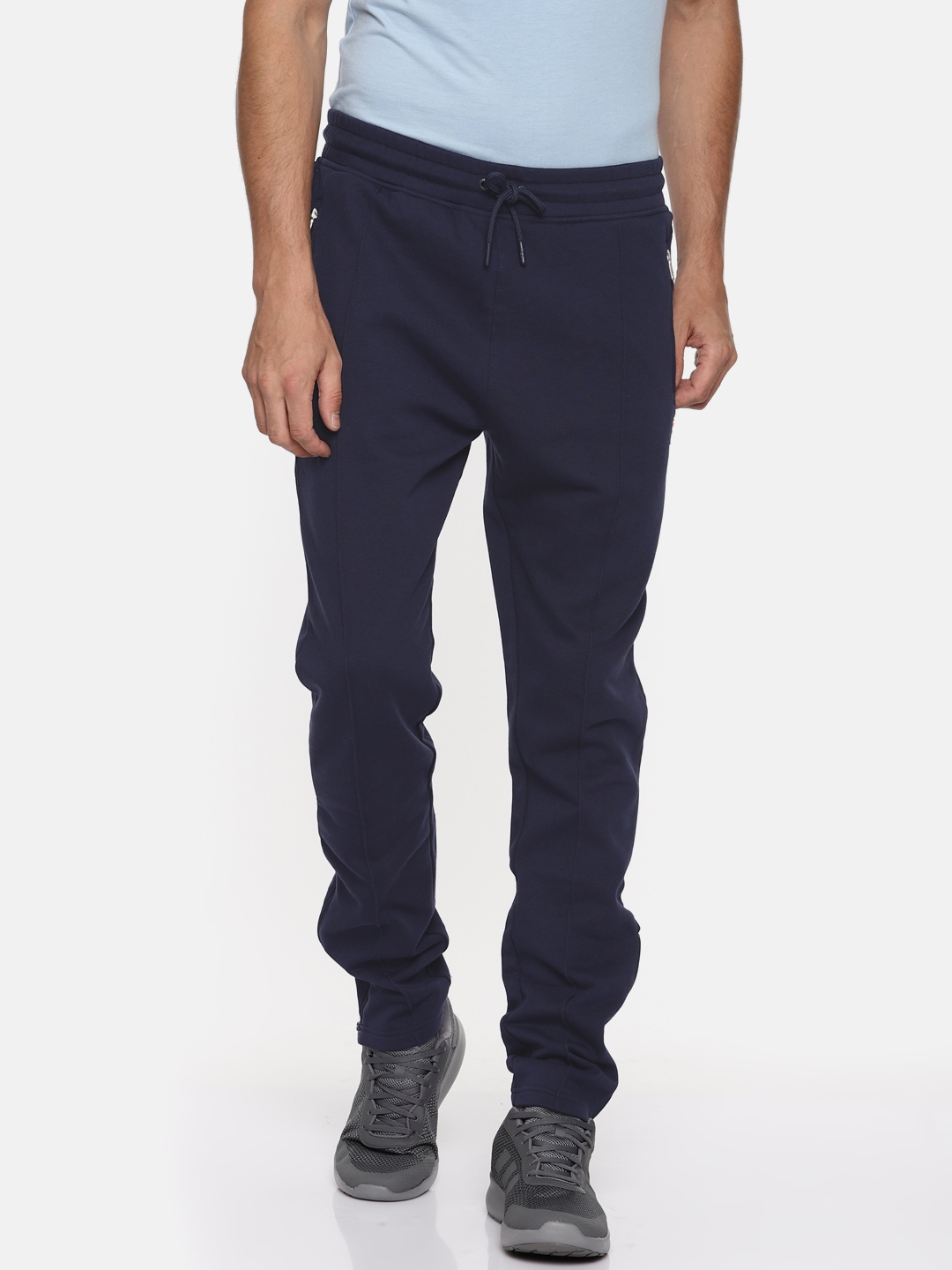 mens navy blue track pants