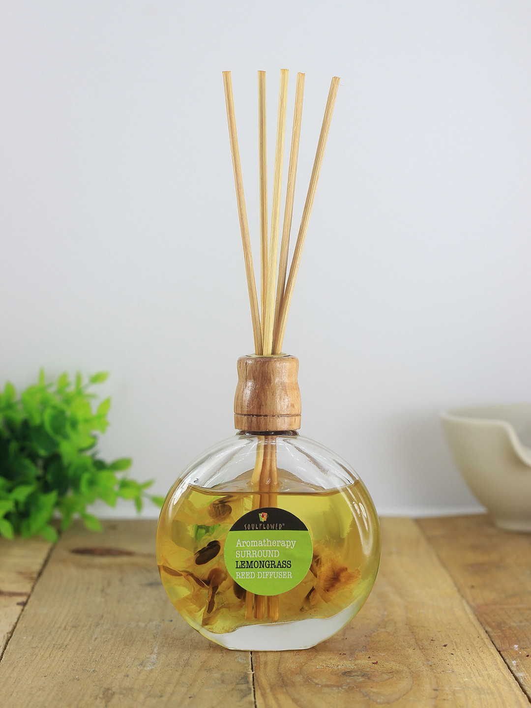 Buy Soulflower Lemongrass Reed Diffuser Aroma Oil Diffusers for
