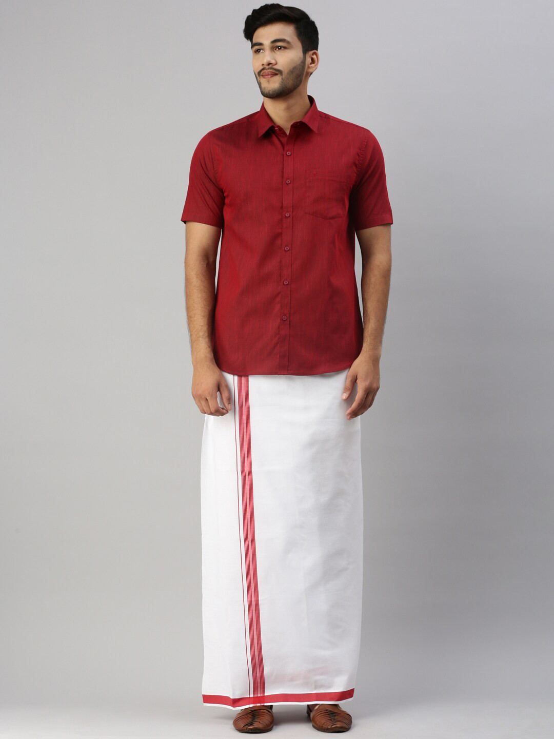 Buy Ramraj Shirt With Dhoti - Clothing Set for Men 24598228 | Myntra