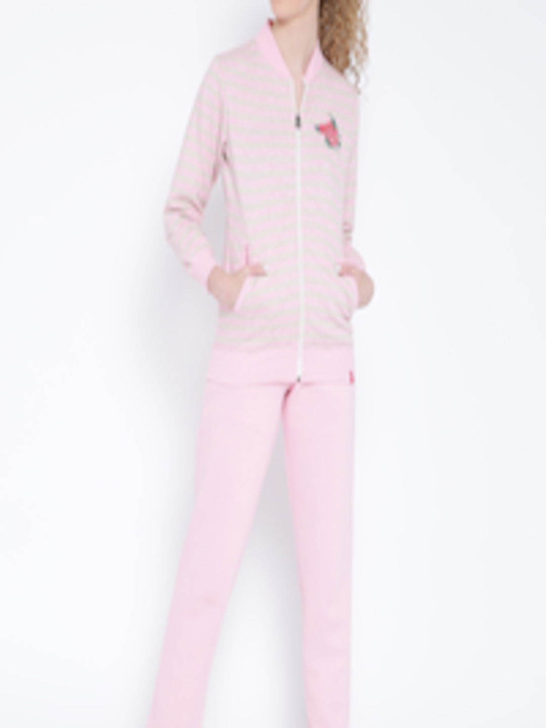 Buy NEVA Women Pink And Grey Tracksuit - Tracksuits for Women 2460164 ...