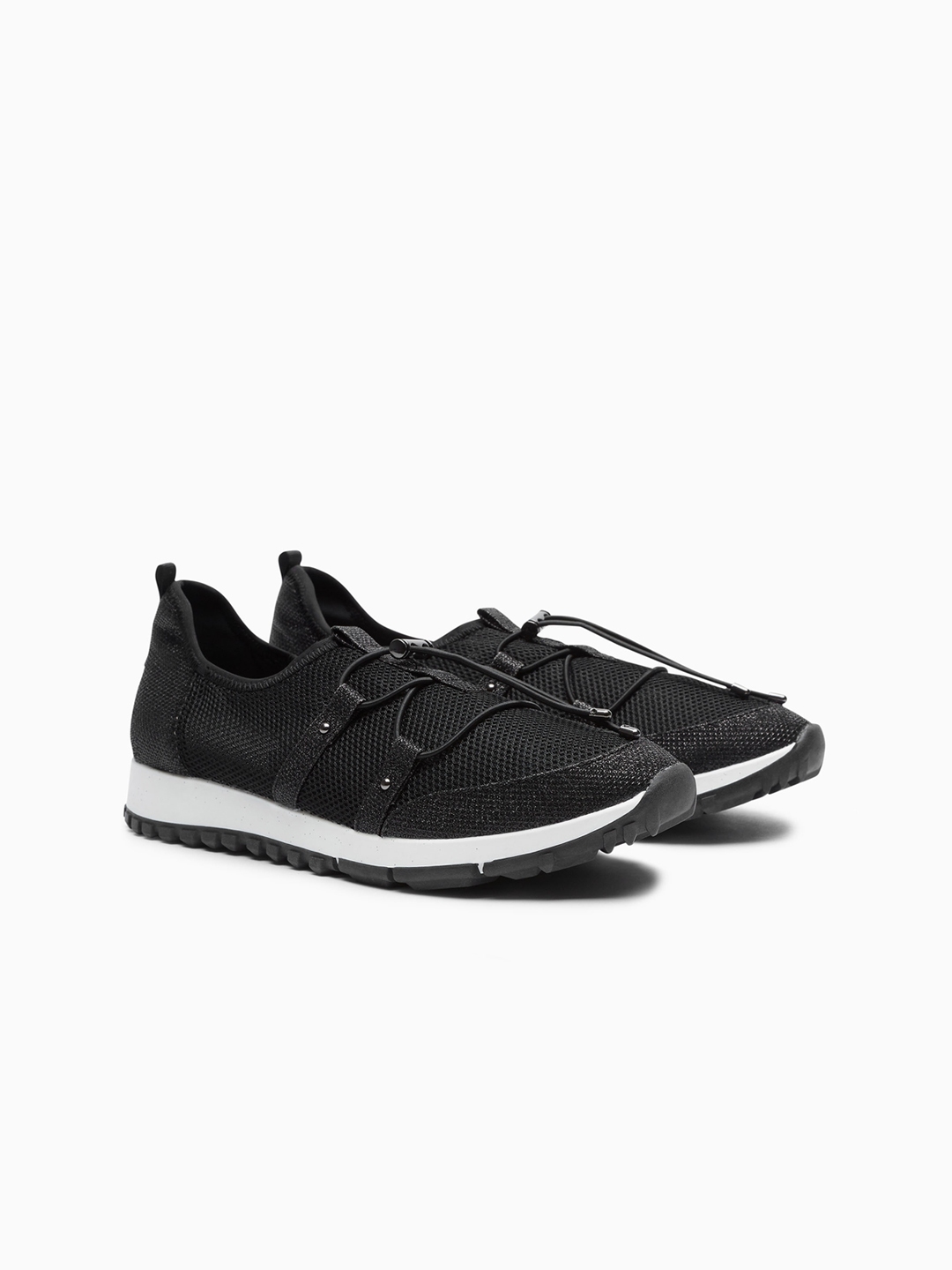 next ladies black trainers
