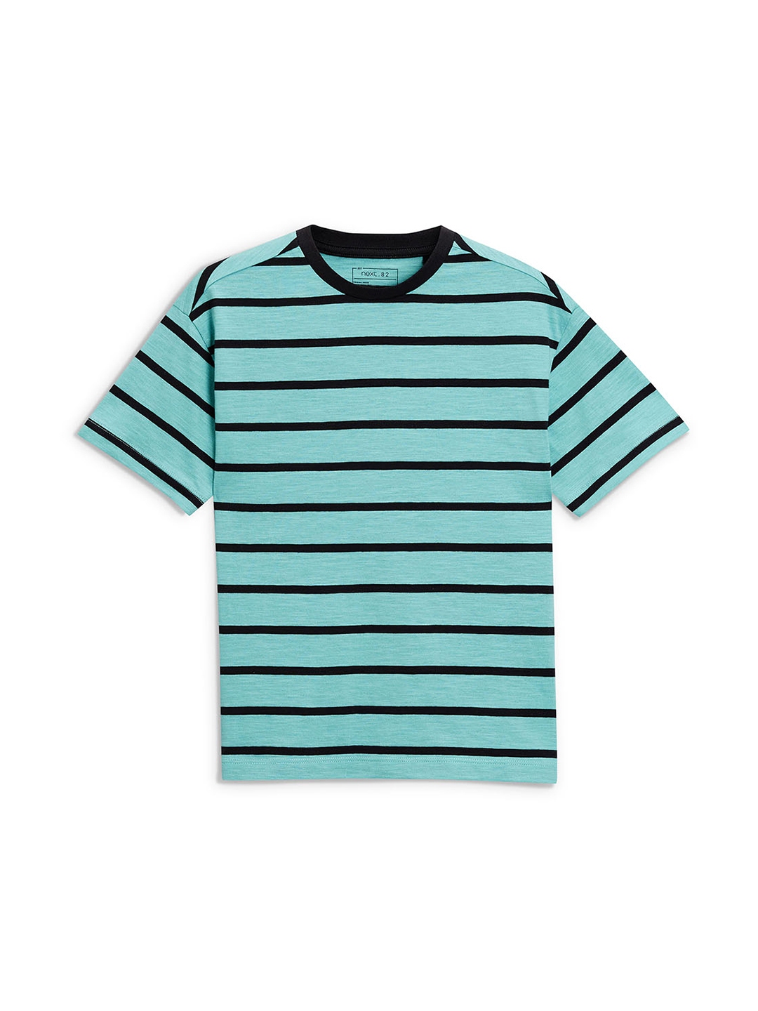 Buy Next Boys Sea Green Striped Round Neck T Shirt - Tshirts for Boys ...