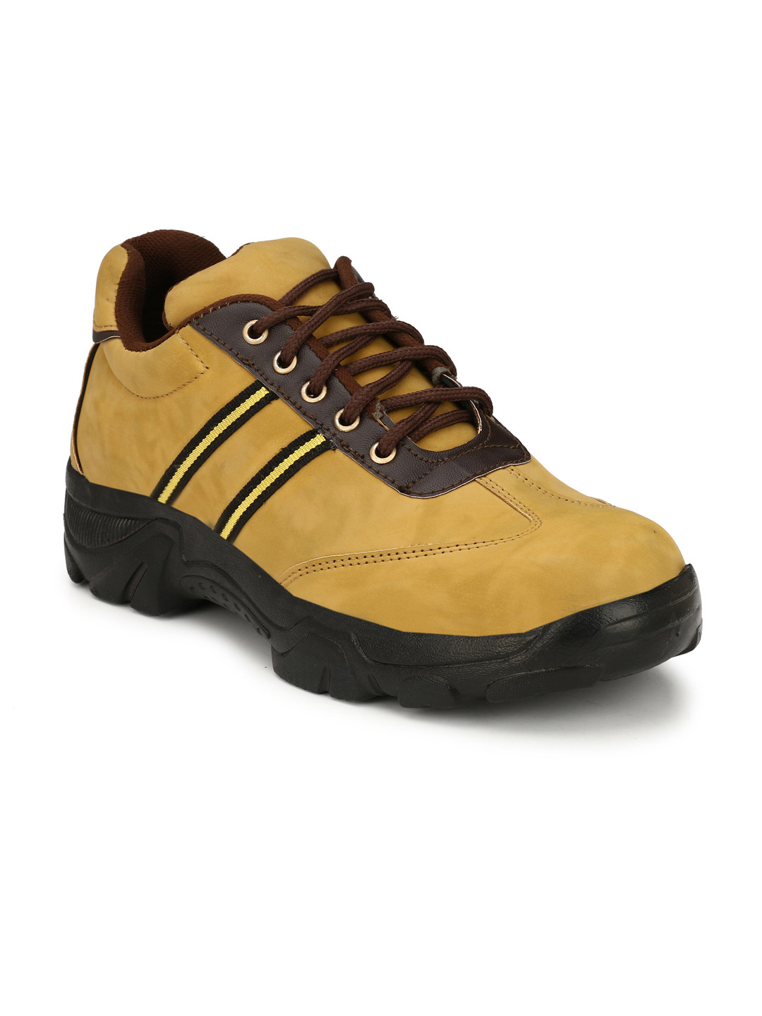 Buy Eego Italy Men Tan Solid Synthetic Leather Mid Top