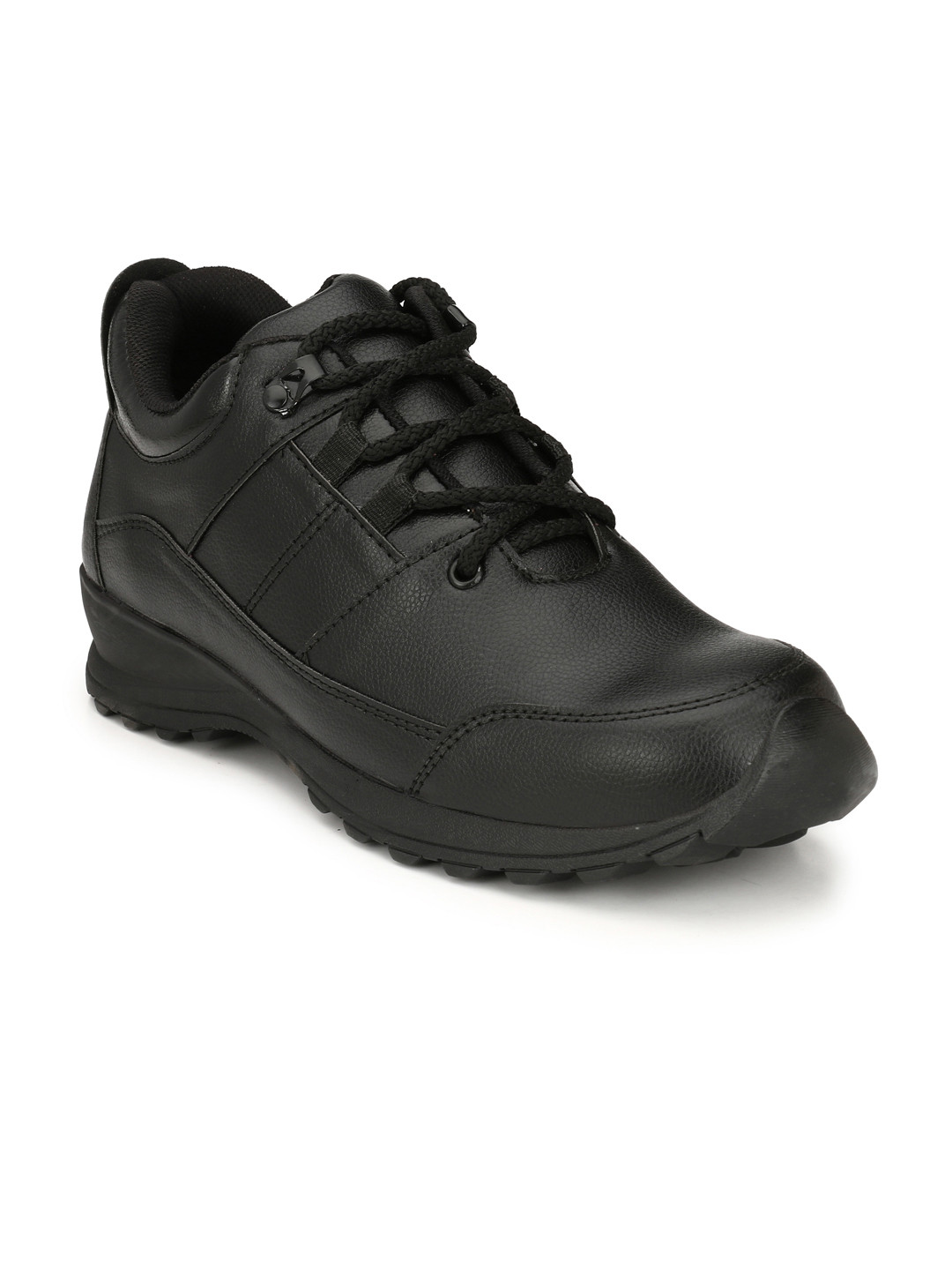 Buy Eego Italy Men Black Solid Synthetic Leather Mid Top