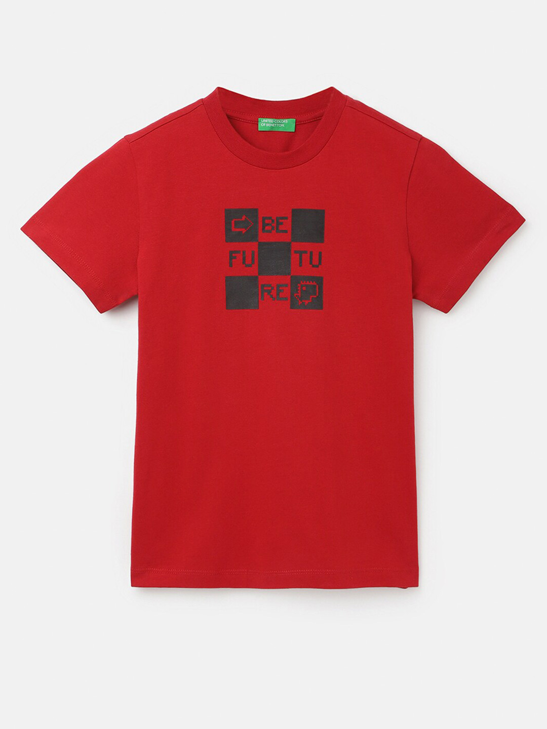 United Colors Of Benetton T-shirt 3I1XG102N Bleu Regular Fit