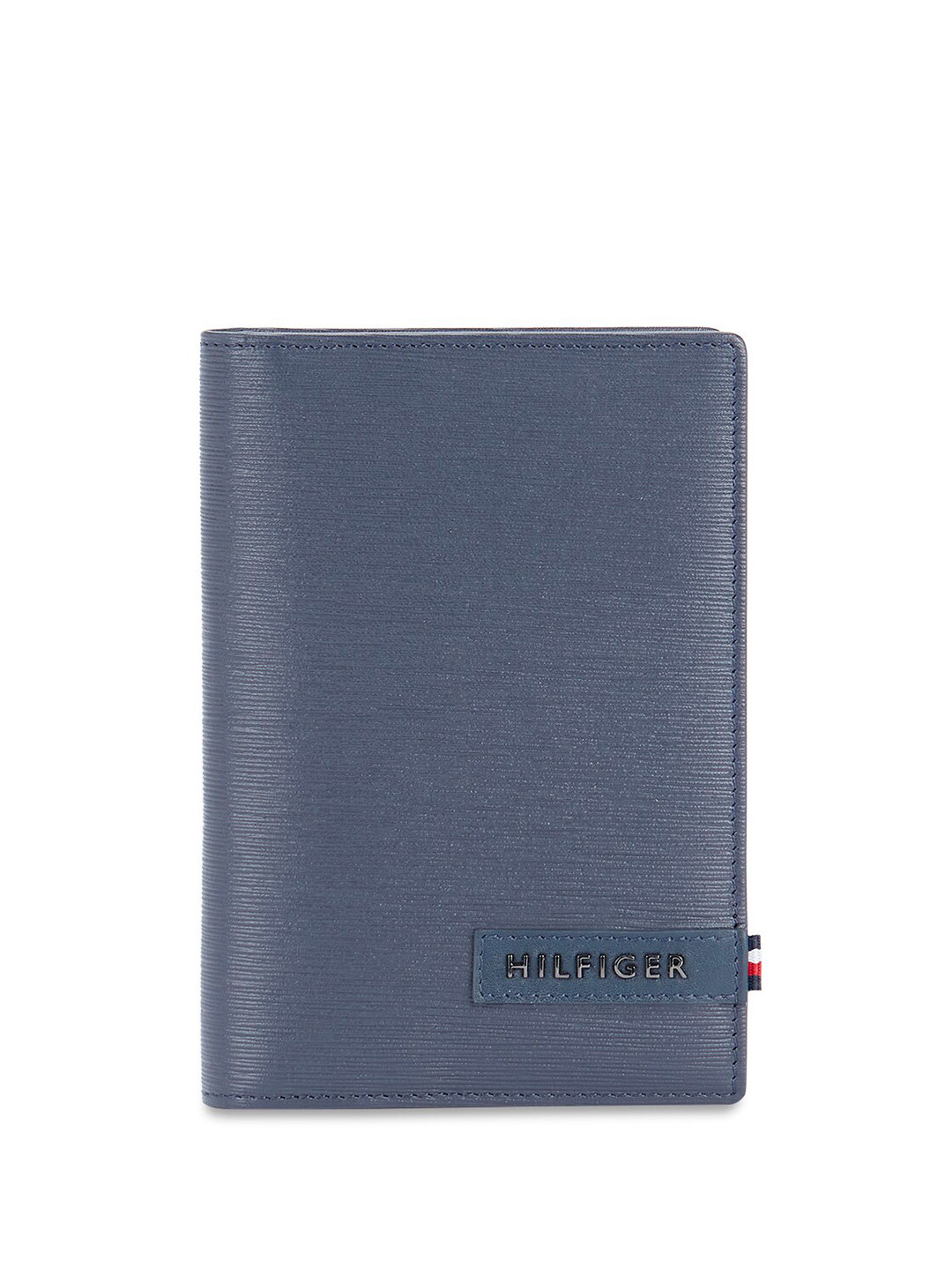 Buy Tommy Hilfiger Men Textured Leather Passport Holder Wallets for