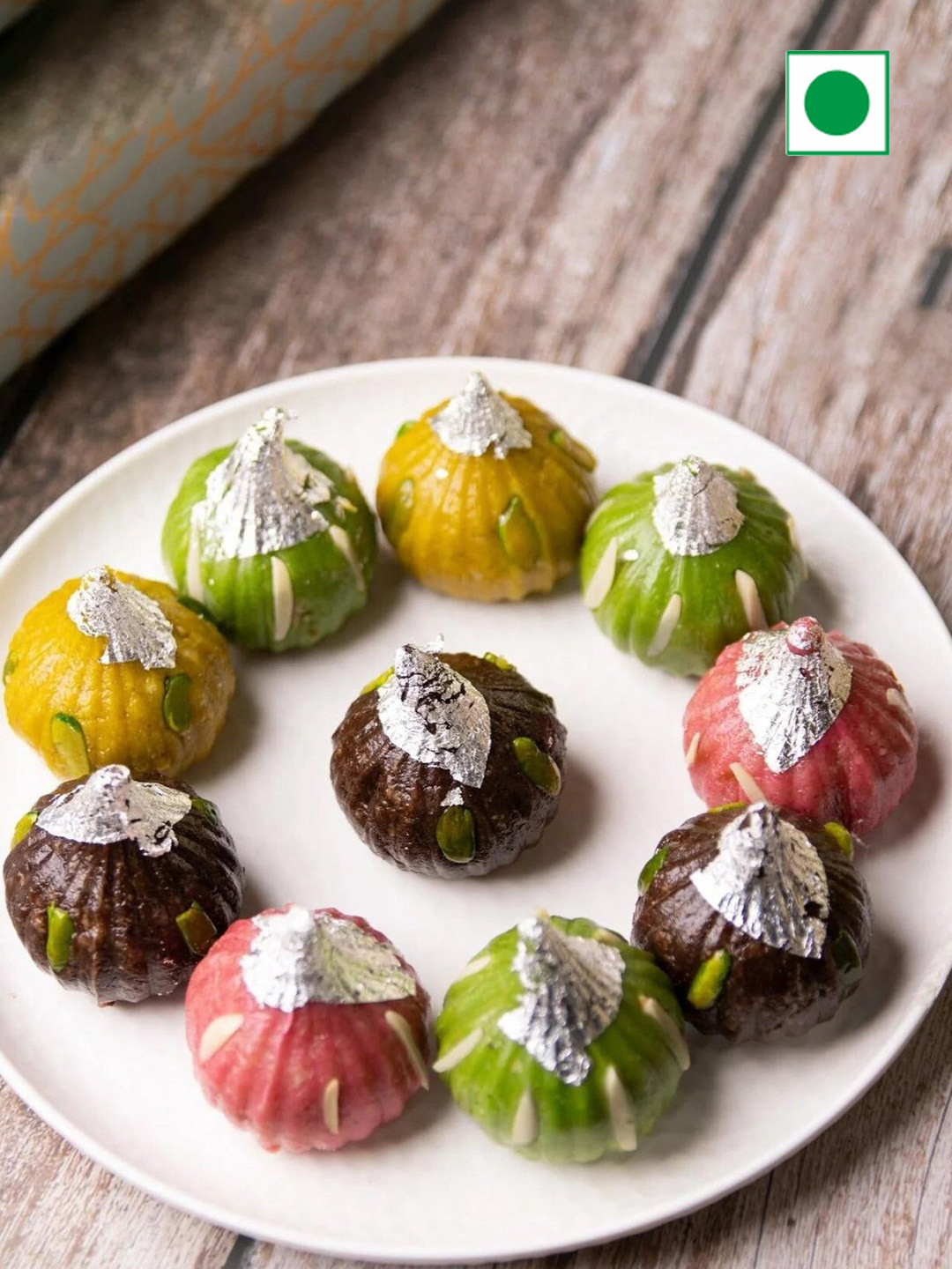 Modak Sweet Box Buy The Baklava Box Assorted Modak Sweets 500gms - Sweets for Unisex ...