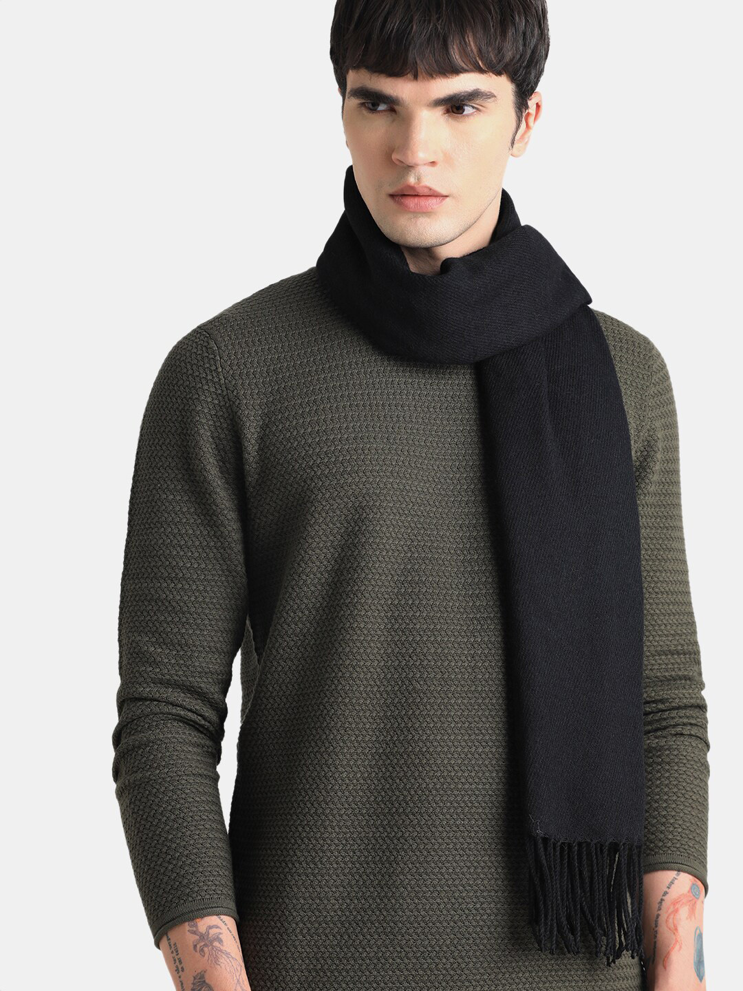Buy Jack & Jones Men Acrylic Scarf Scarves for Men 24661956 Myntra