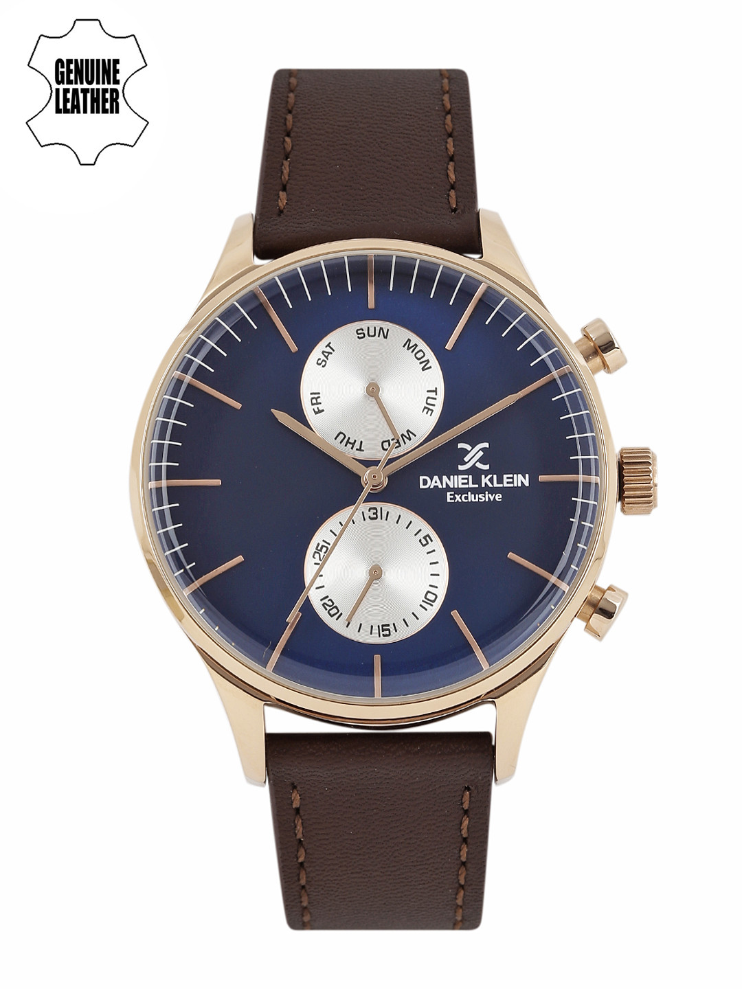 daniel klein navy blue watch