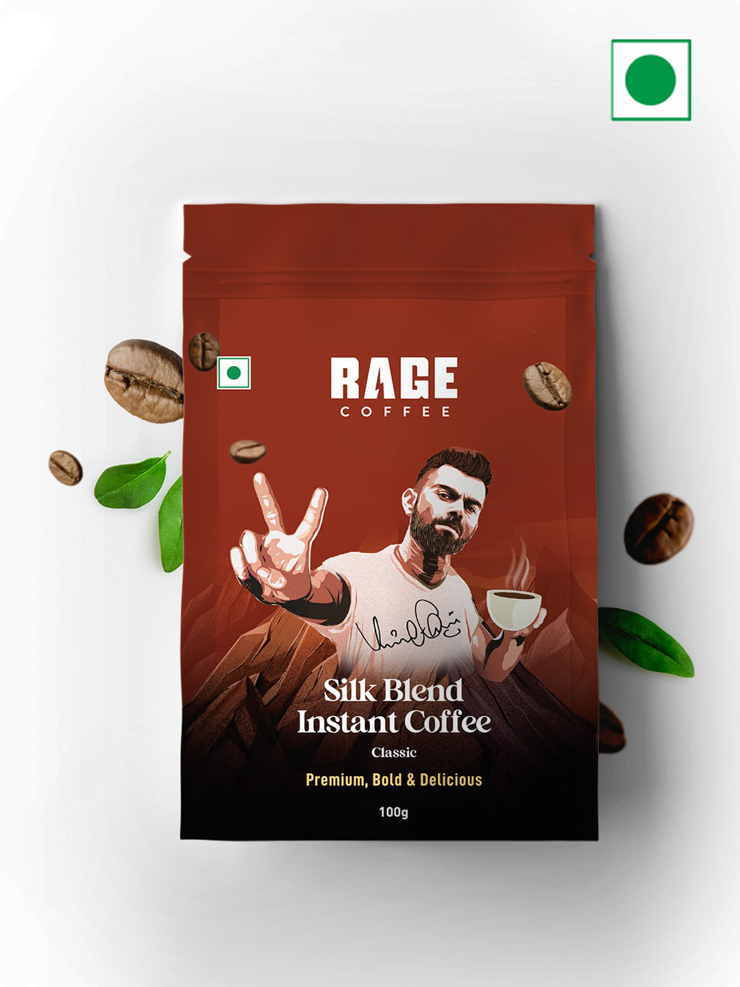 Buy Rage Coffee Premium Silk Blend Classic Instant Coffee 100 Gms