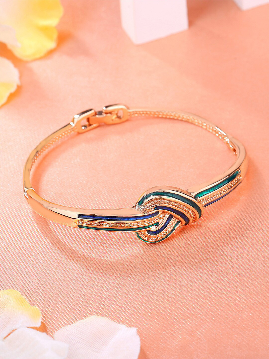 Buy Estele Rose Gold Plated Bangle Style Bracelet Bracelet for Women 24674984 Myntra