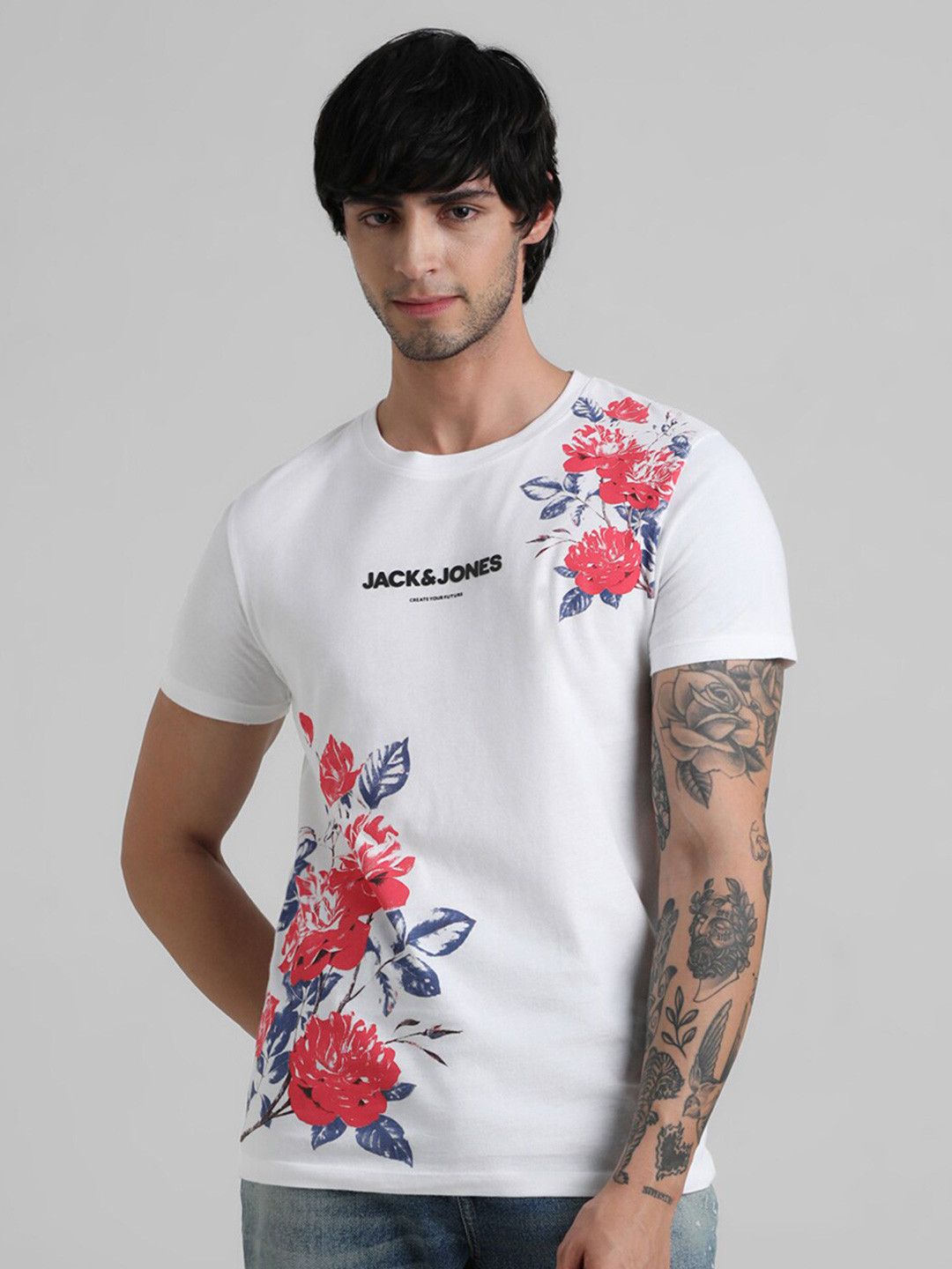 T-shirt Death By Zero Melbourne – Homme Taille L – Bleu – Coton – Occasion