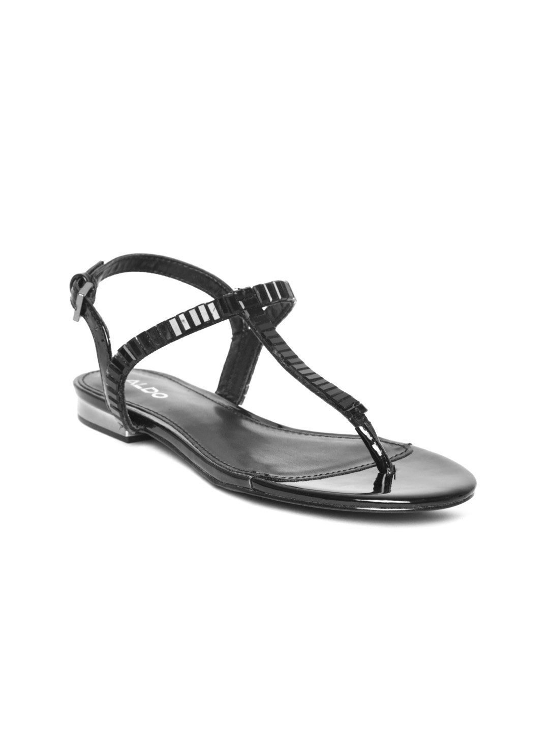 aldo open toe flats