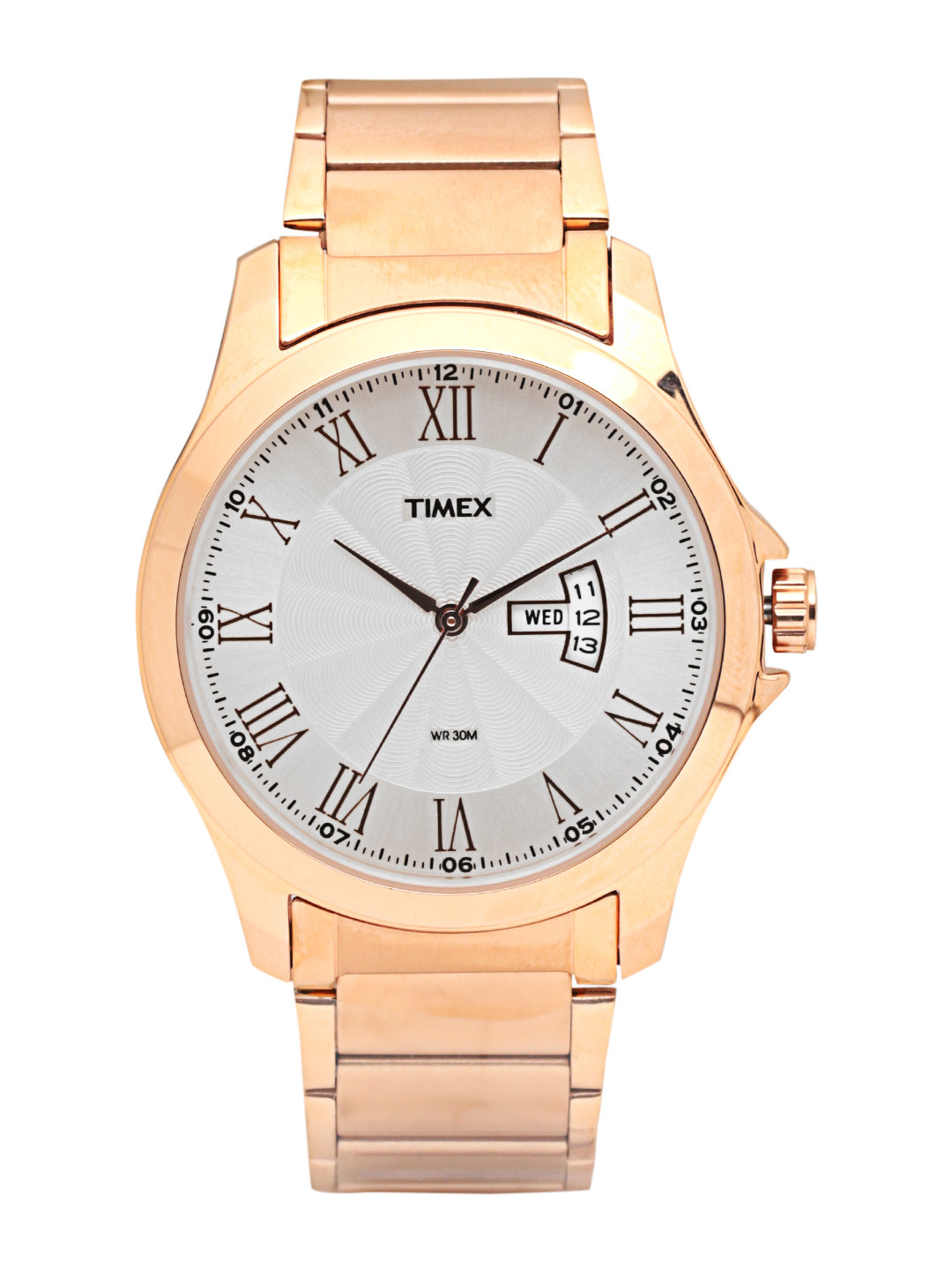 Buy Timex Men Silver Toned Analogue Watch TW000X110 Watches for Men