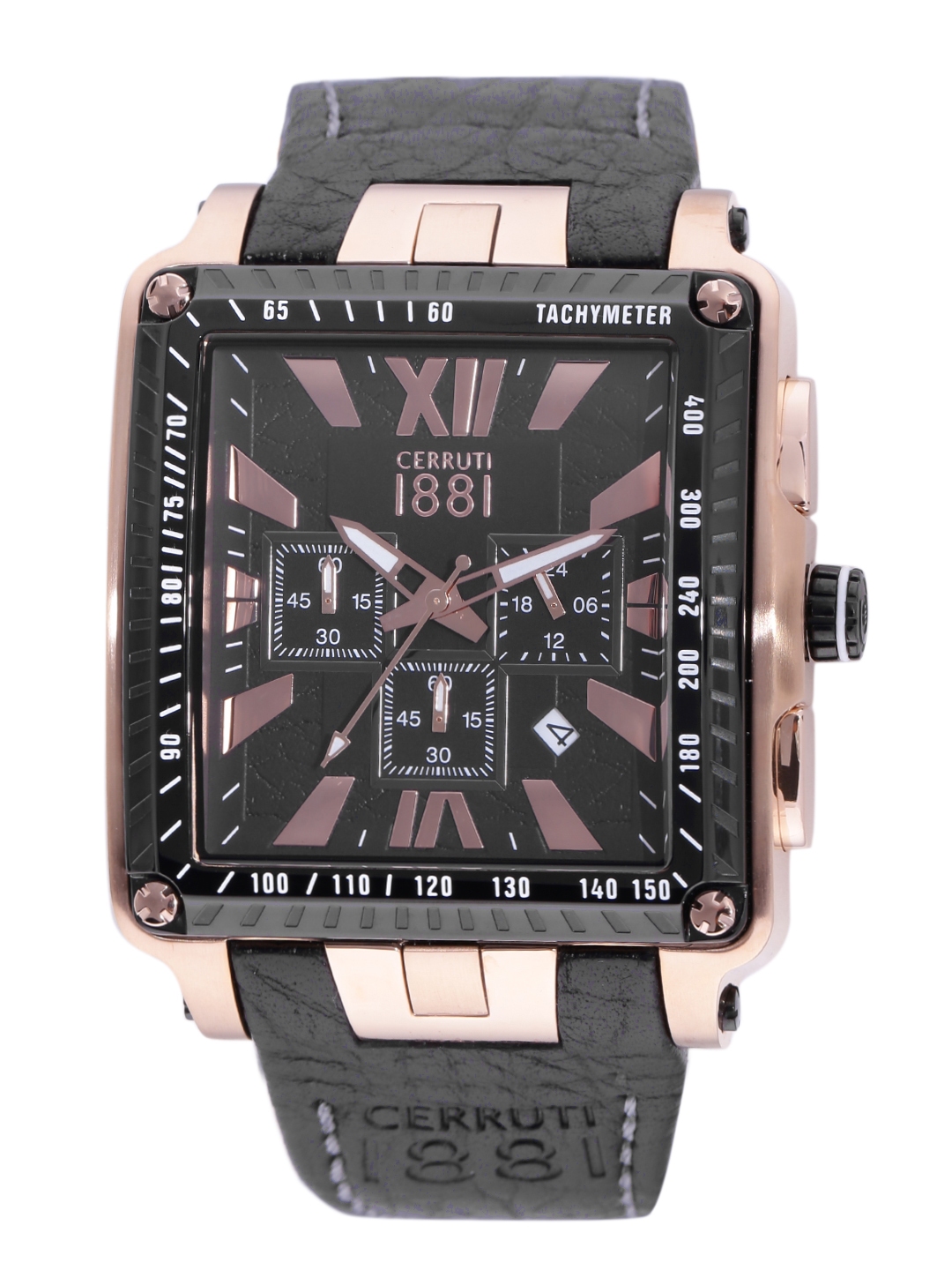 Buy Cerruti 1881 Men Black Chronograph Watch CRA012SRB02BK - Watches ...