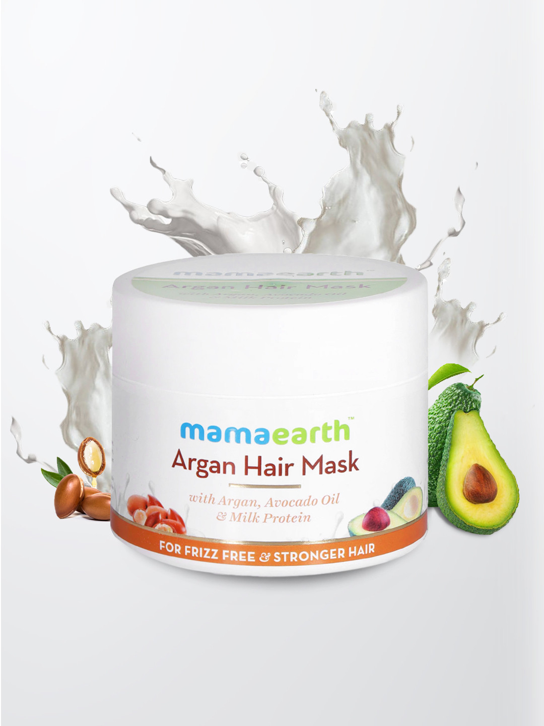 Buy Mamaearth Sustainable Argan Oil Hair Mask With Avocado Oil & Milk