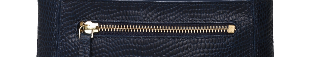 Buy Hidesign Women Navy Blue Textured Purse - Wallets for Women 2471695 | Myntra