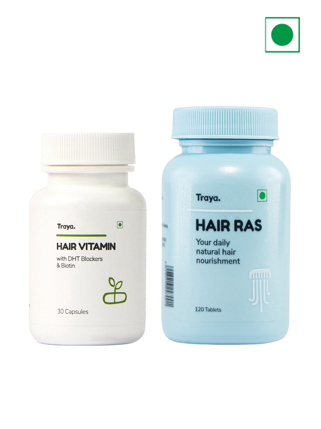 Buy Traya Hair Supplement Combo Hair Vitamin & Hair Ras Hair Supplements for Unisex 24722224