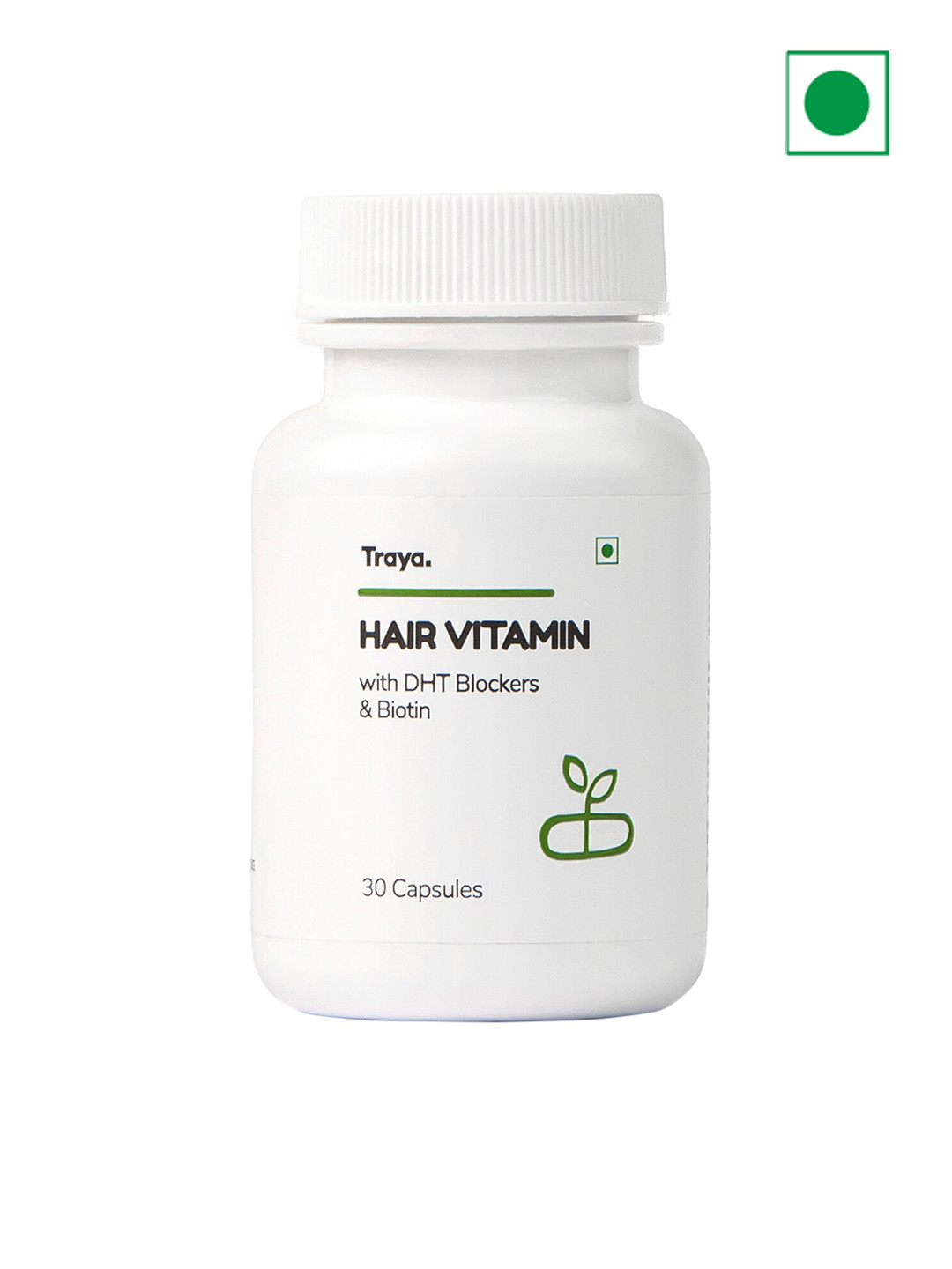Buy Traya Hair Vitamin With DHT Blockers & Biotin 30 Capsules Hair Supplements for Unisex