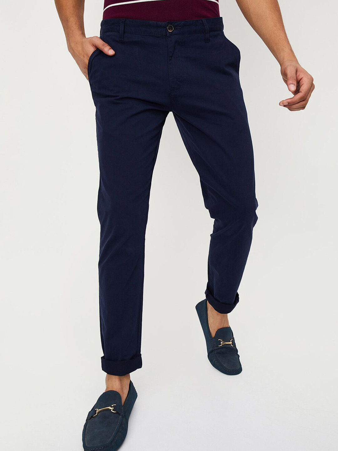 Buy Max Men Chinos Trousers - Trousers for Men 24741806 | Myntra