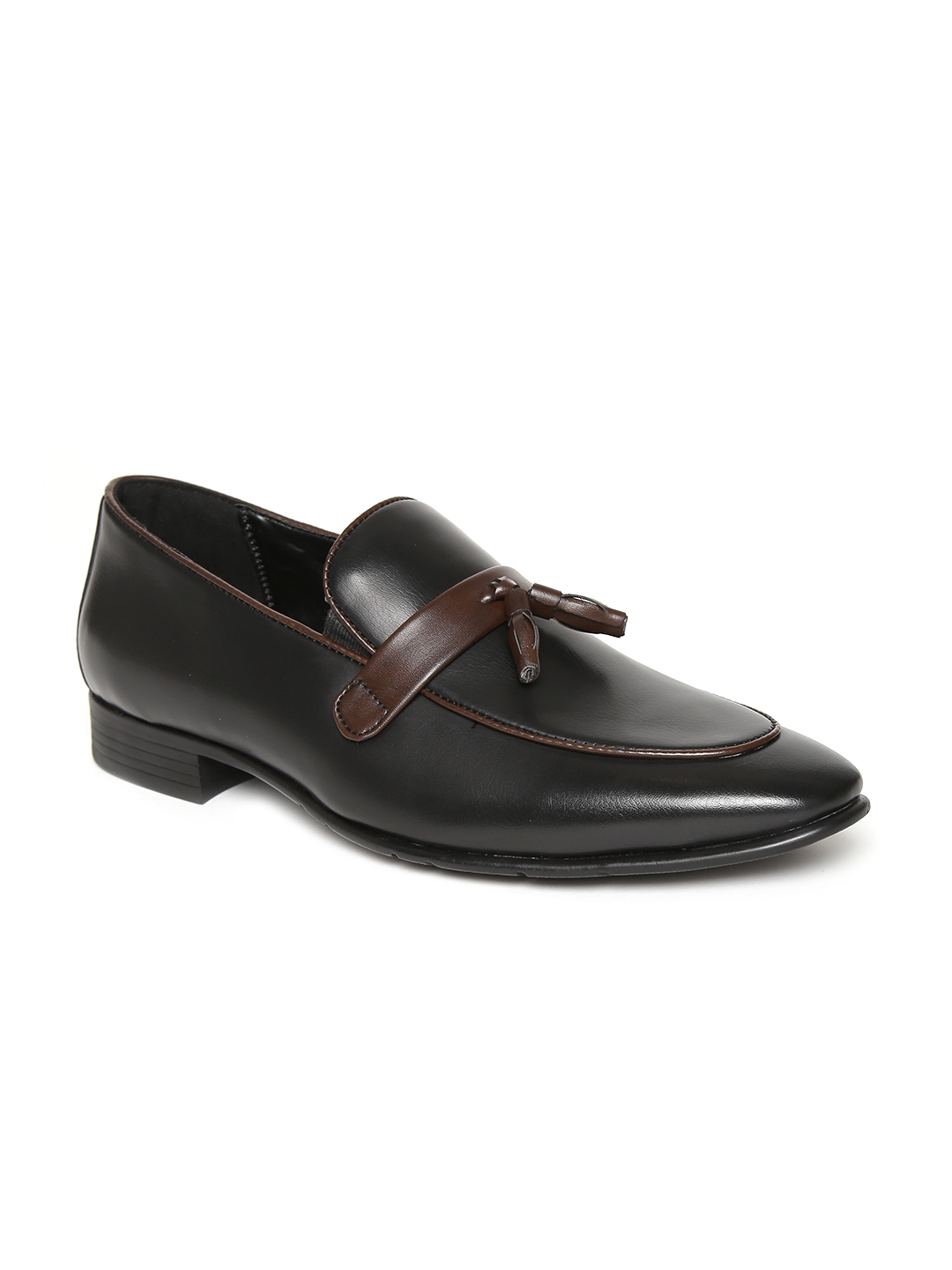 Buy San Frissco Men Black Semiformal Slip Ons - Formal Shoes for Men ...