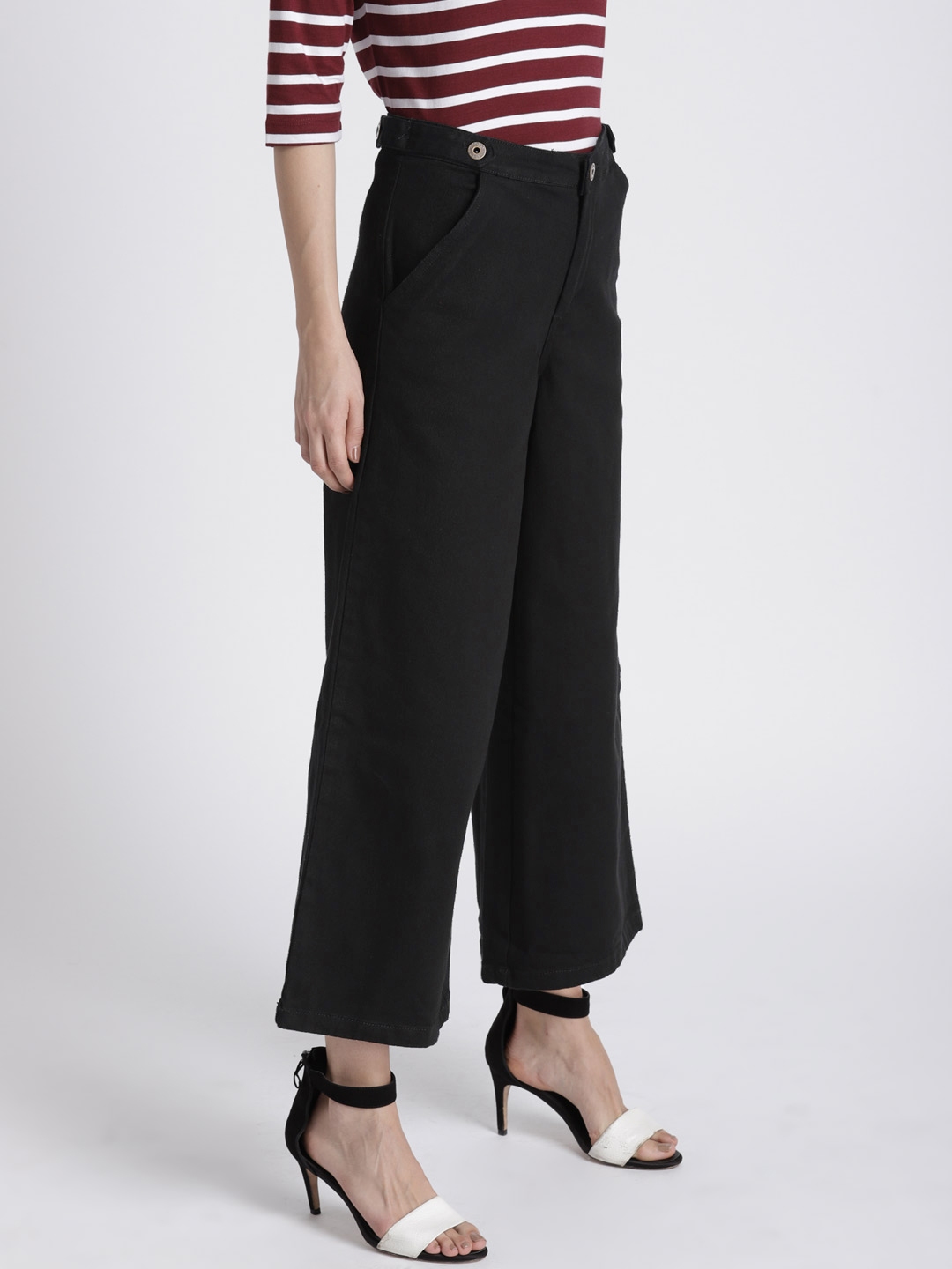 black parallel pants