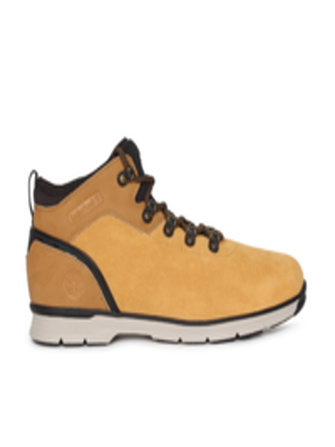 Buy Timberland Men Brown Solid Leather Mid Top Sneakers - Casual Shoes ...