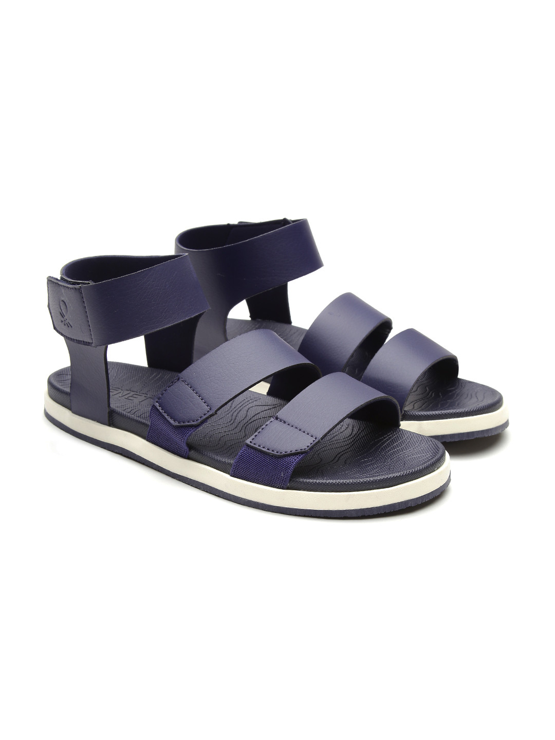 Buy United Colors Of Benetton Men Navy Comfort Sandals - Sandals for Men 2476582 | Myntra