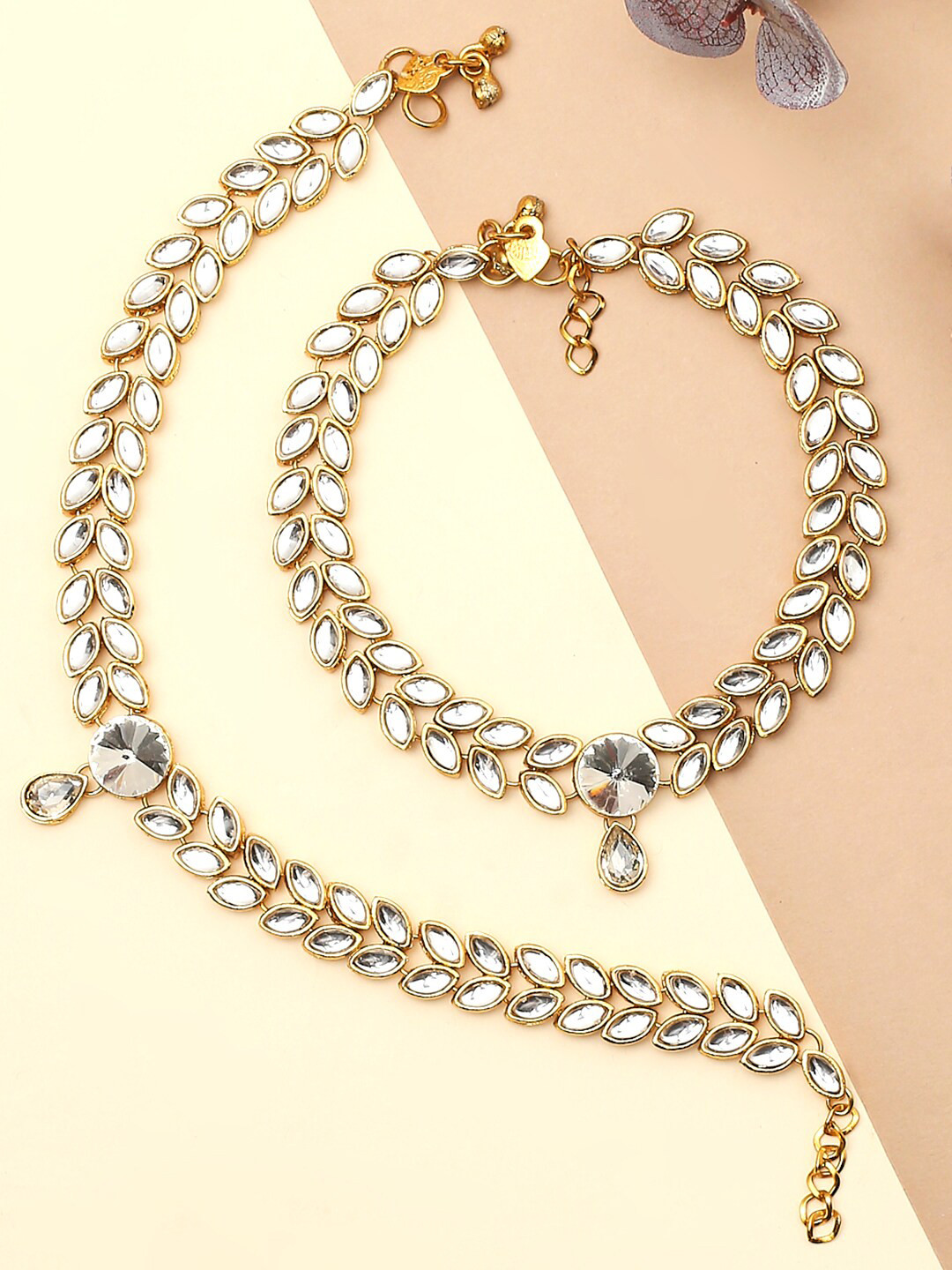 Kundan Anklets For Woman main image 0