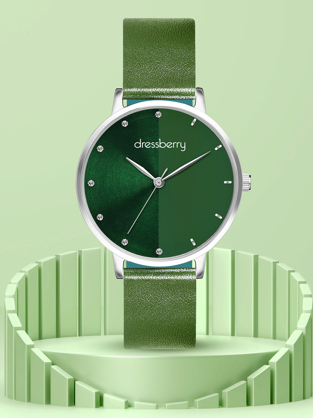 Buy DressBerry Women Water Resistant Analogue Watch DB 201 Green