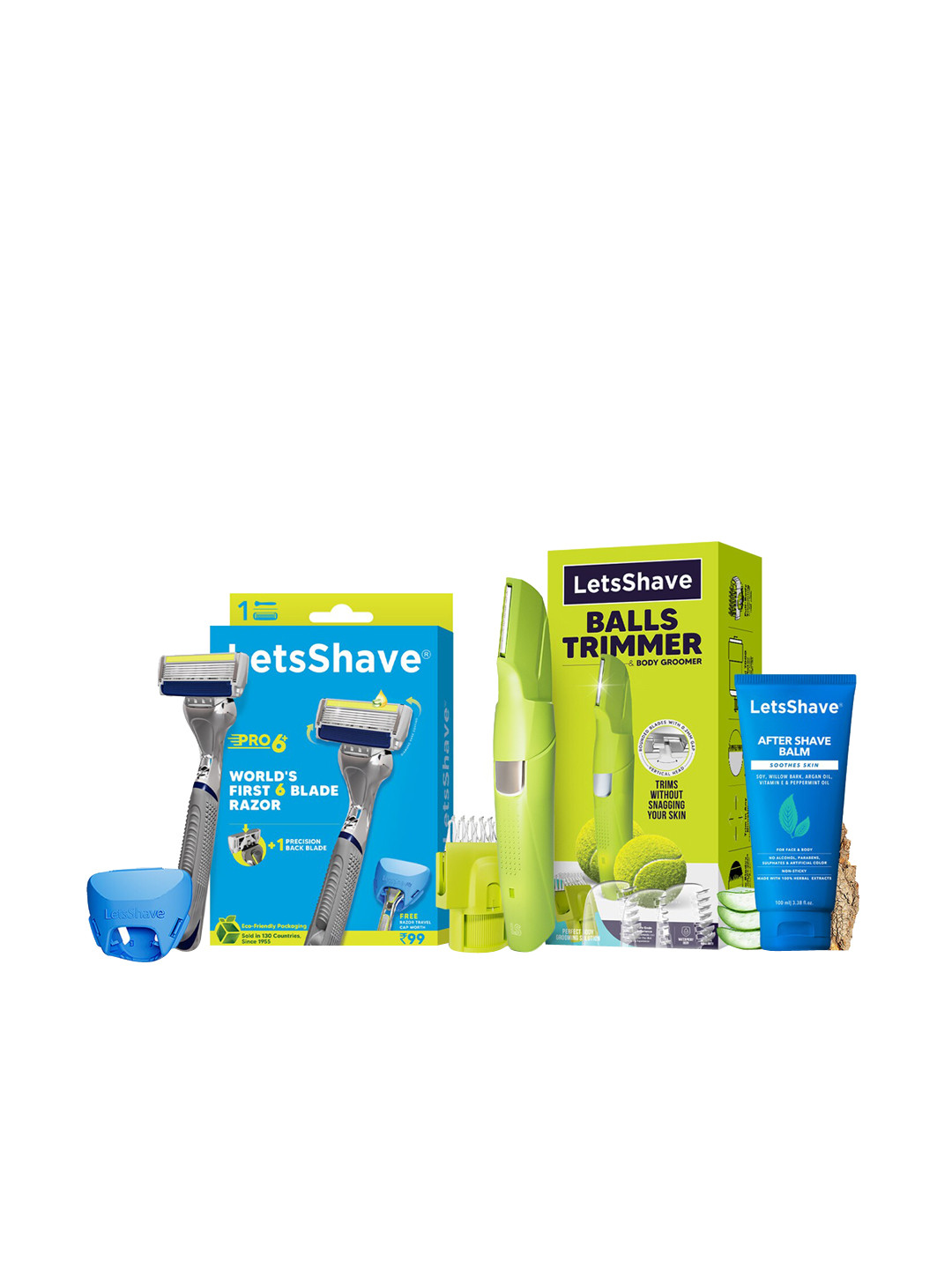Buy LetsShave Complete Grooming Kit Balls & Body Trimmer Trimmer for