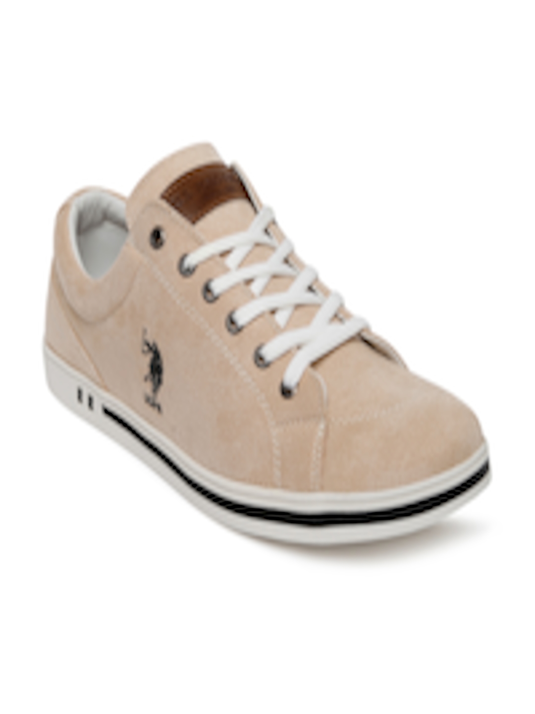 Buy U.S. Polo Assn. Men Beige Marsh Sneakers - Casual Shoes for Men ...
