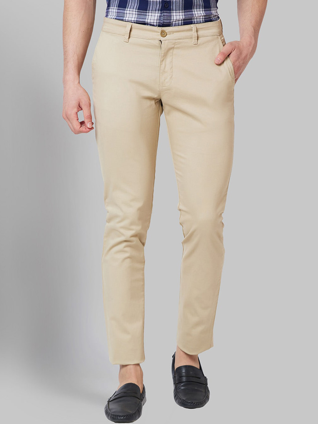 Buy Parx Men Tapered Fit Trousers - Trousers for Men 24813792 | Myntra