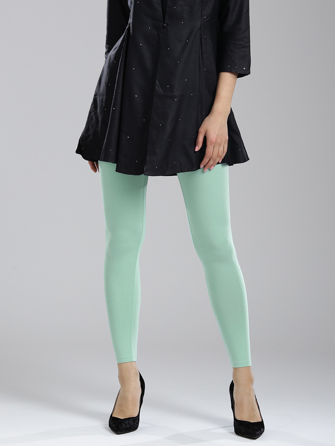 Buy W Mint Green Leggings Leggings for Women 2482072 Myntra