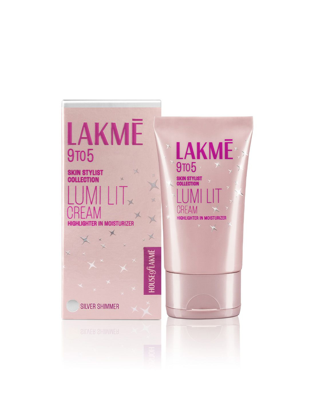 Buy Lakme 9 To 5 Lumi Lit Highlighter In Moisturizer Cream 60 G Silver