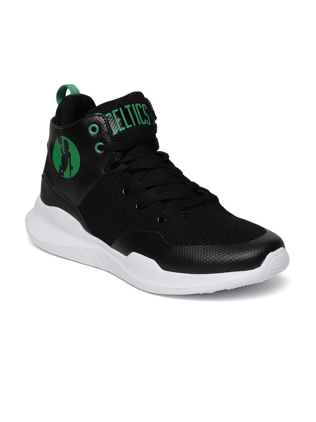 Buy NBA Men Black Boston Celtics Mid Top Sneakers - Casual Shoes for Men 2484124 | Myntra