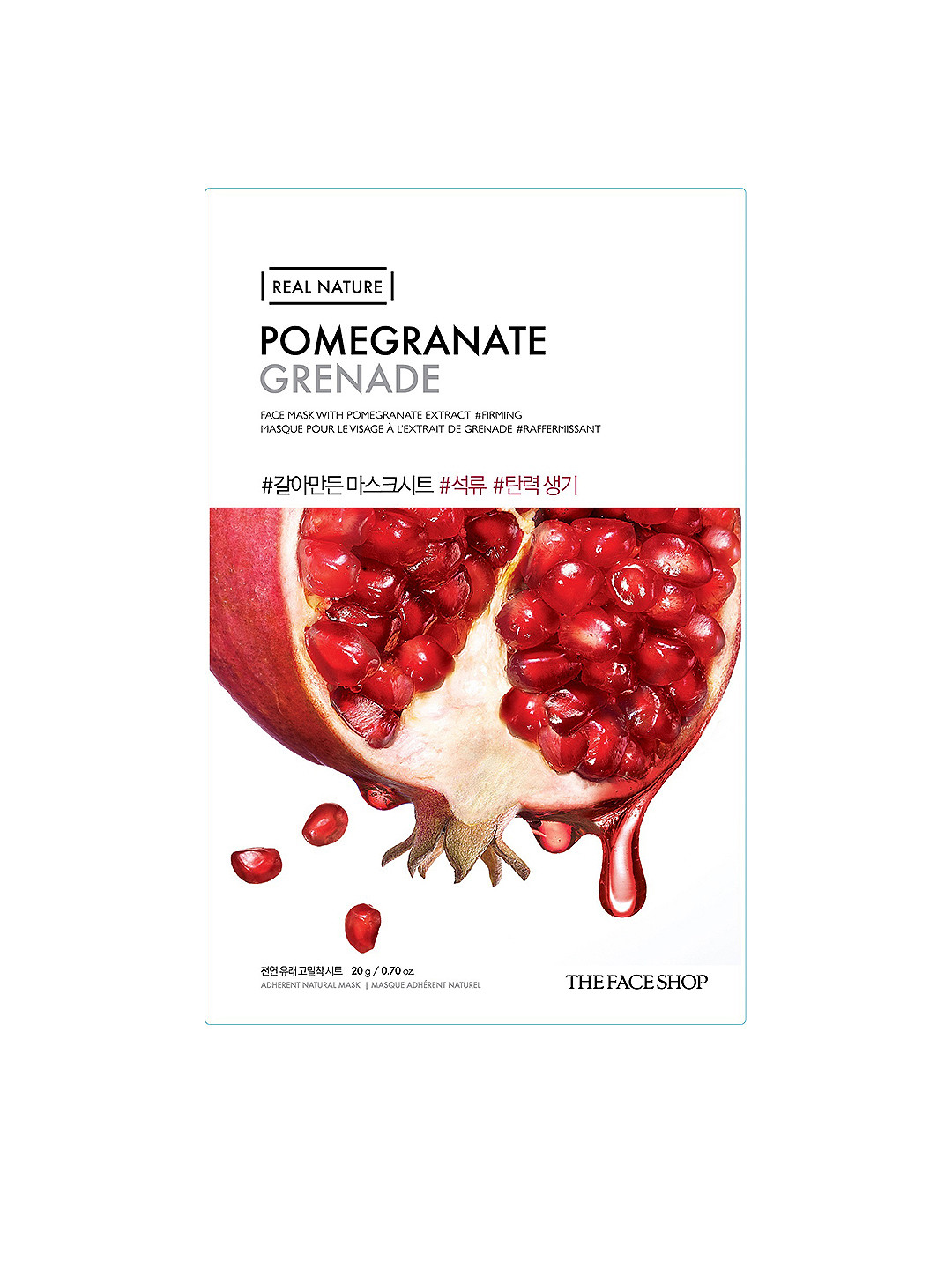 Buy The Face Shop Real Nature Pomegranate Face Mask Sheet Masks for