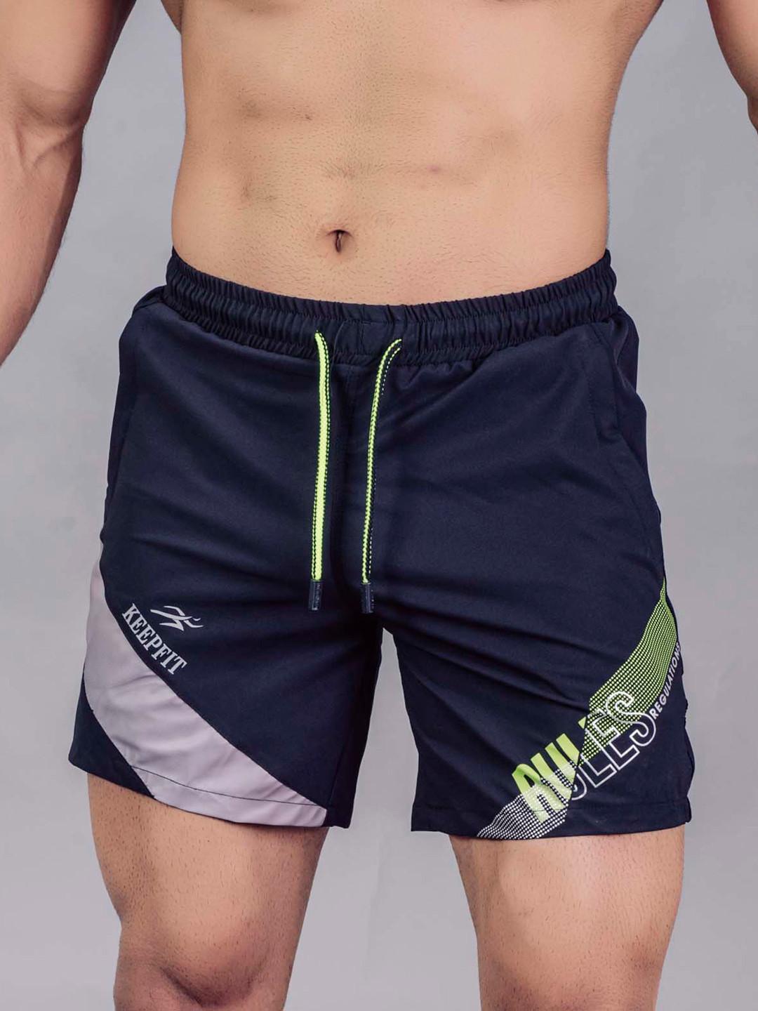 Buy Keepfit Men Printed Mid Rise Breathable Swim Shorts Swim Bottoms