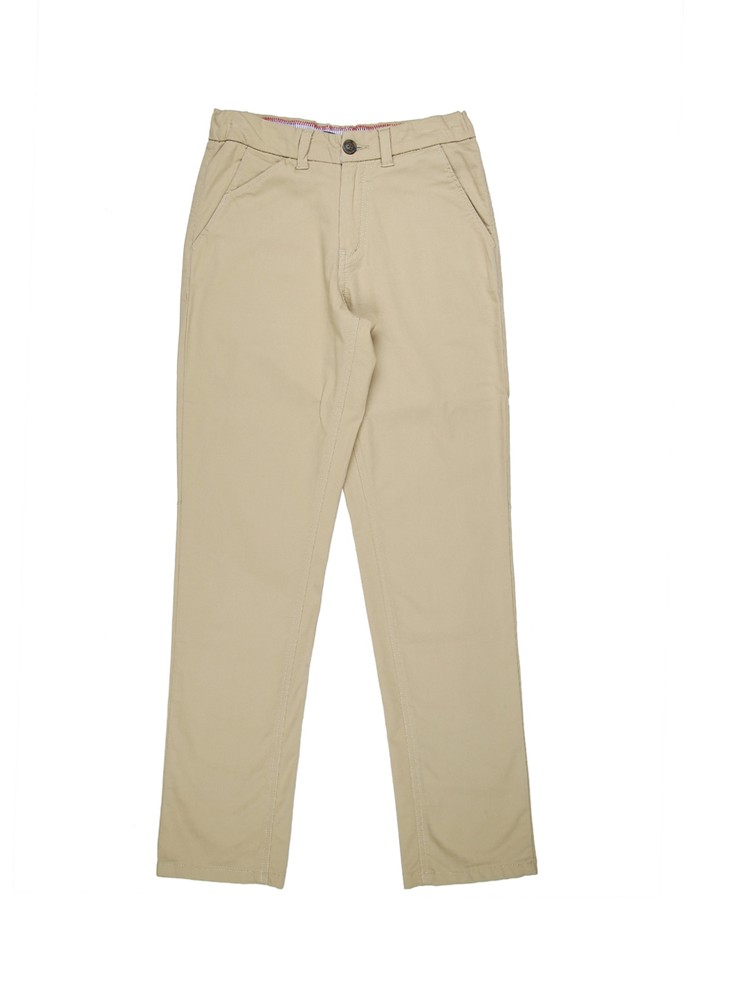 Buy Gini And Jony Boys Beige Regular Fit Solid Formal Trousers ...