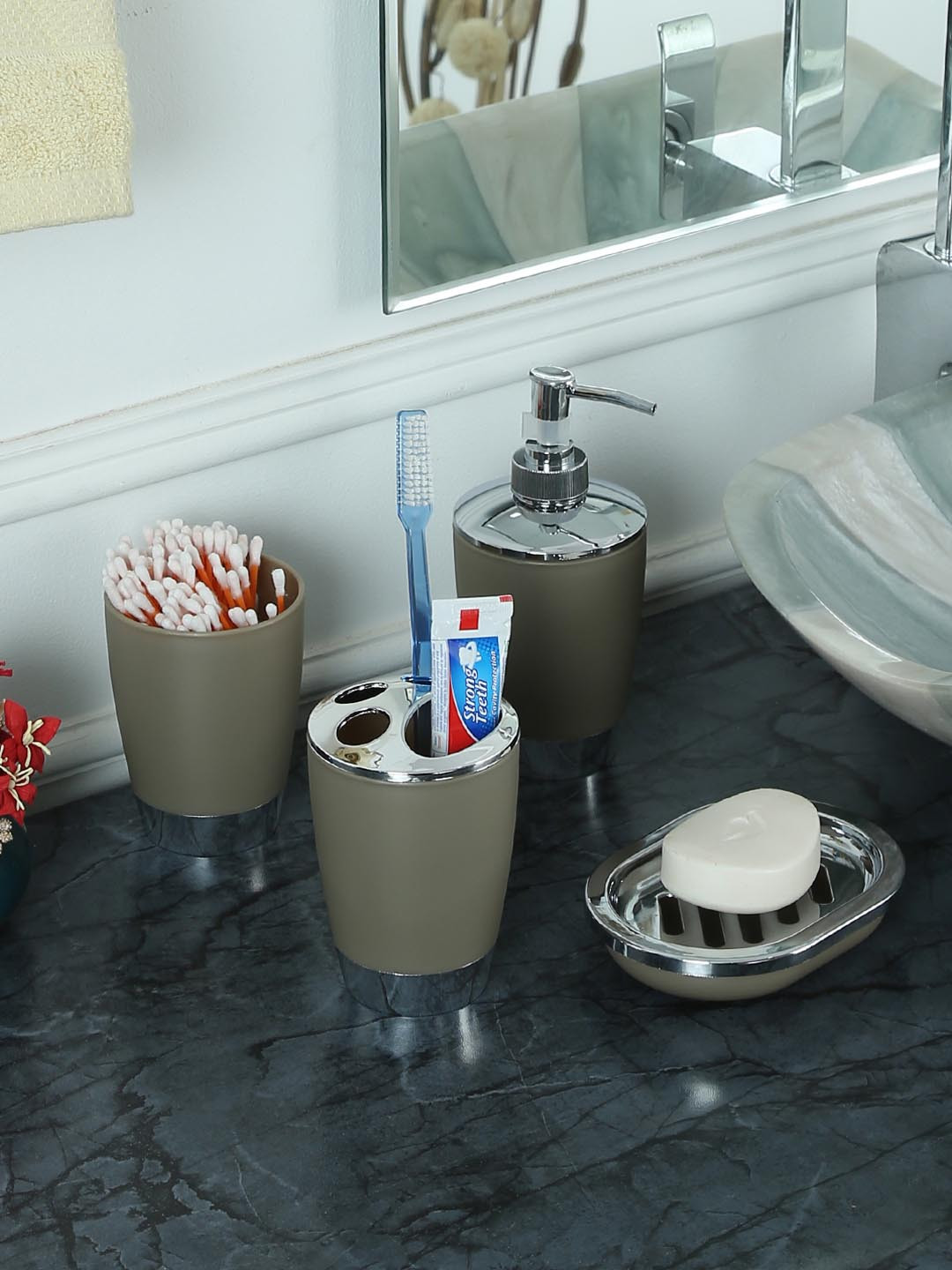 Buy Storyhome Set Of 4 Bathroom Accessories Bathroom Accessories for