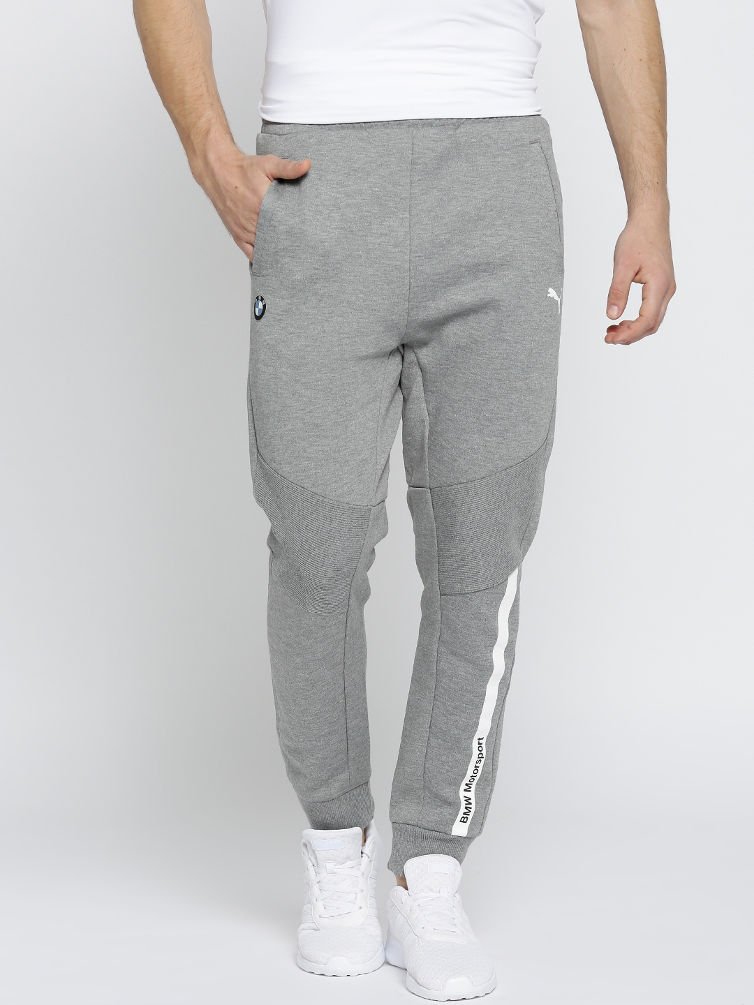 puma gray joggers