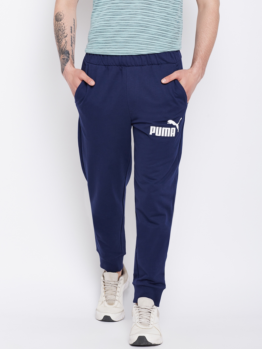 puma ess logo pants tr