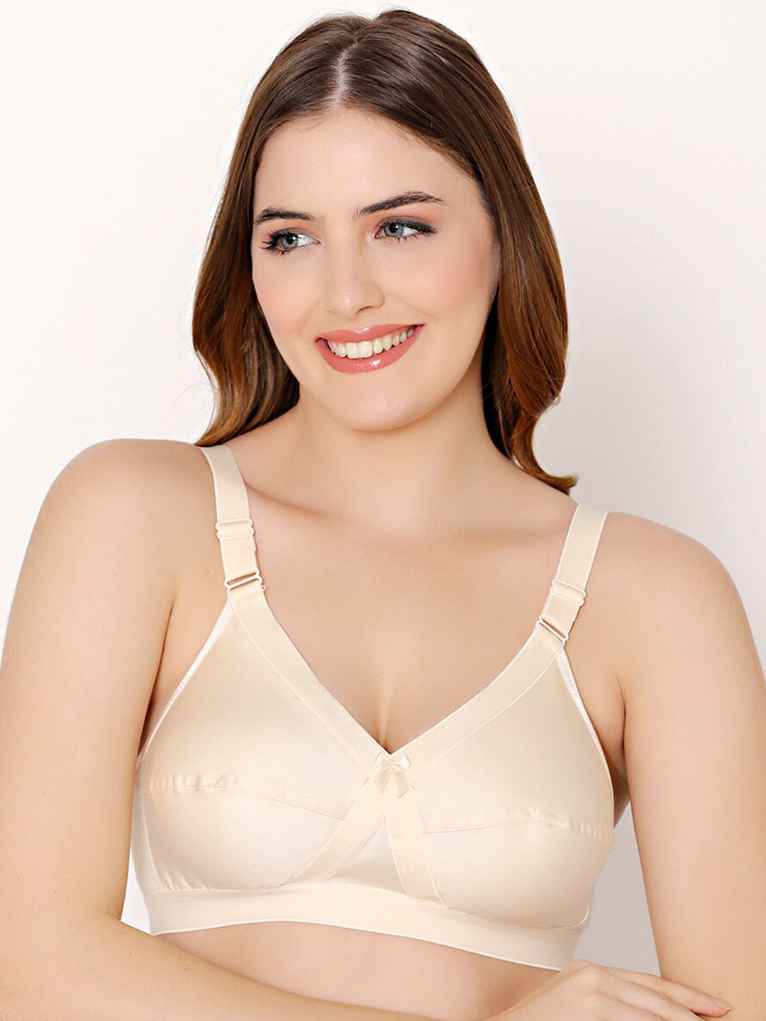 Buy Bodycare Full Coverage Cotton Bra With All Day Comfort Bra for