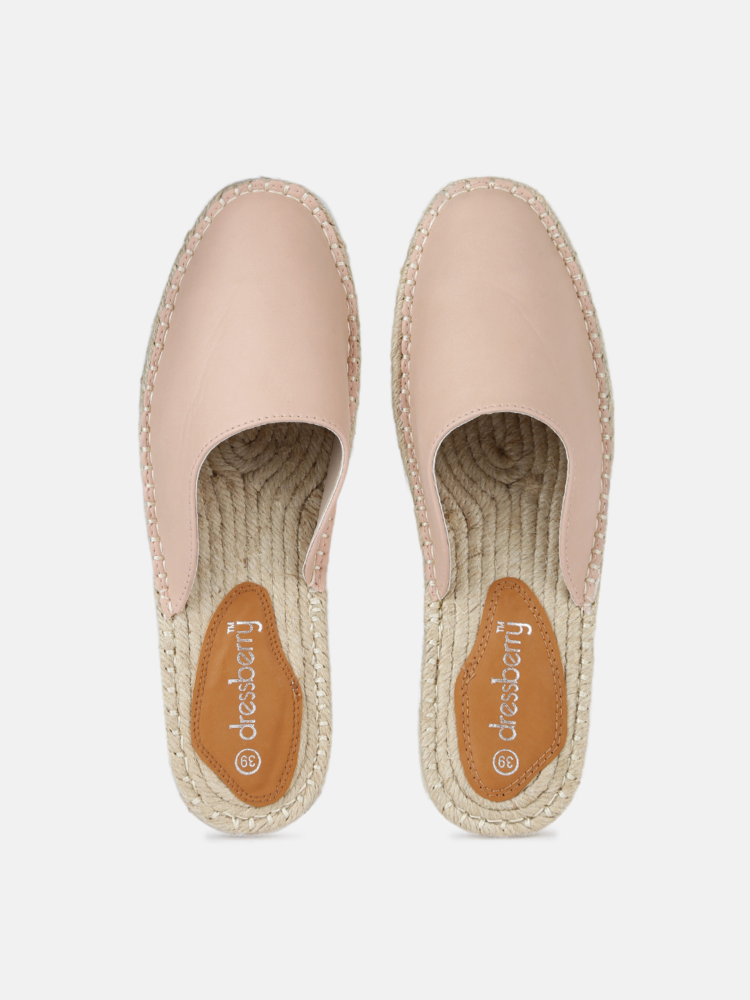 dusty pink mules