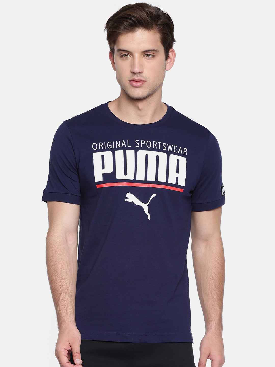 puma navy t shirt