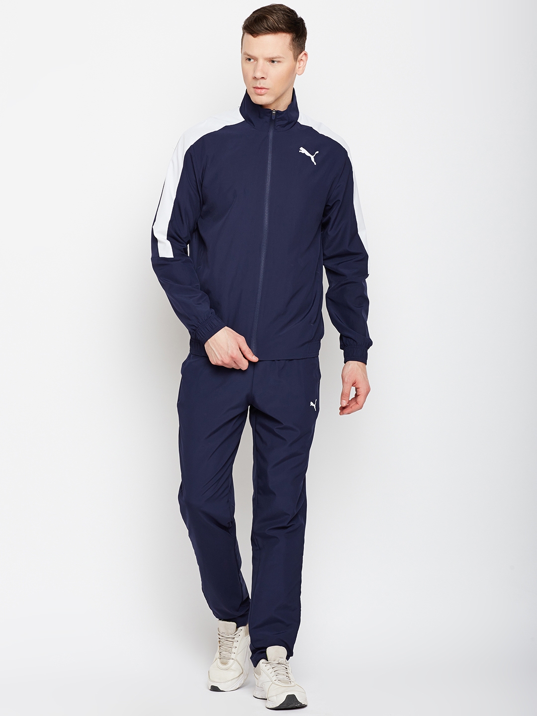 navy blue puma tracksuit