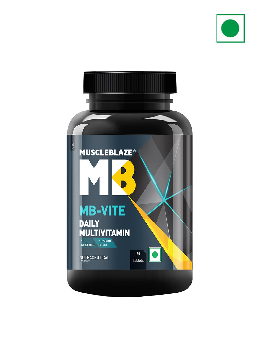 Buy MuscleBlaze MB Vite Daily Multivitamin For Stamina & Recovery 60 Tablets Multivitamins for
