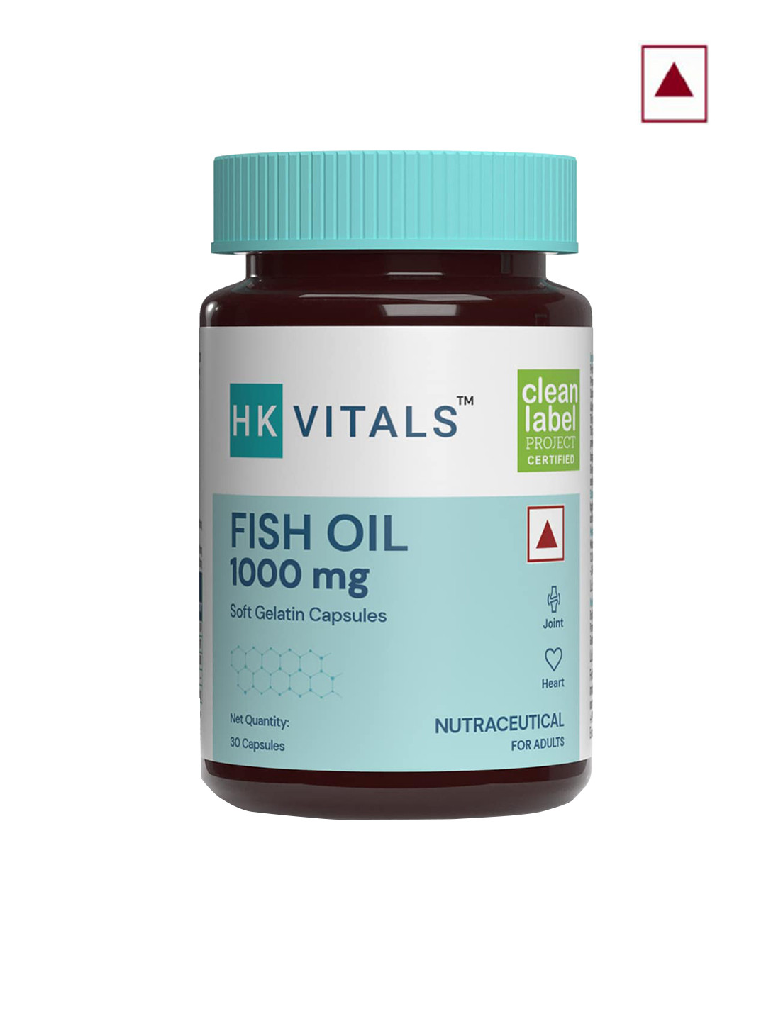 Buy HK VITALS Fish Oil 1000mg Soft Gelatine Capsules 30 Capsules