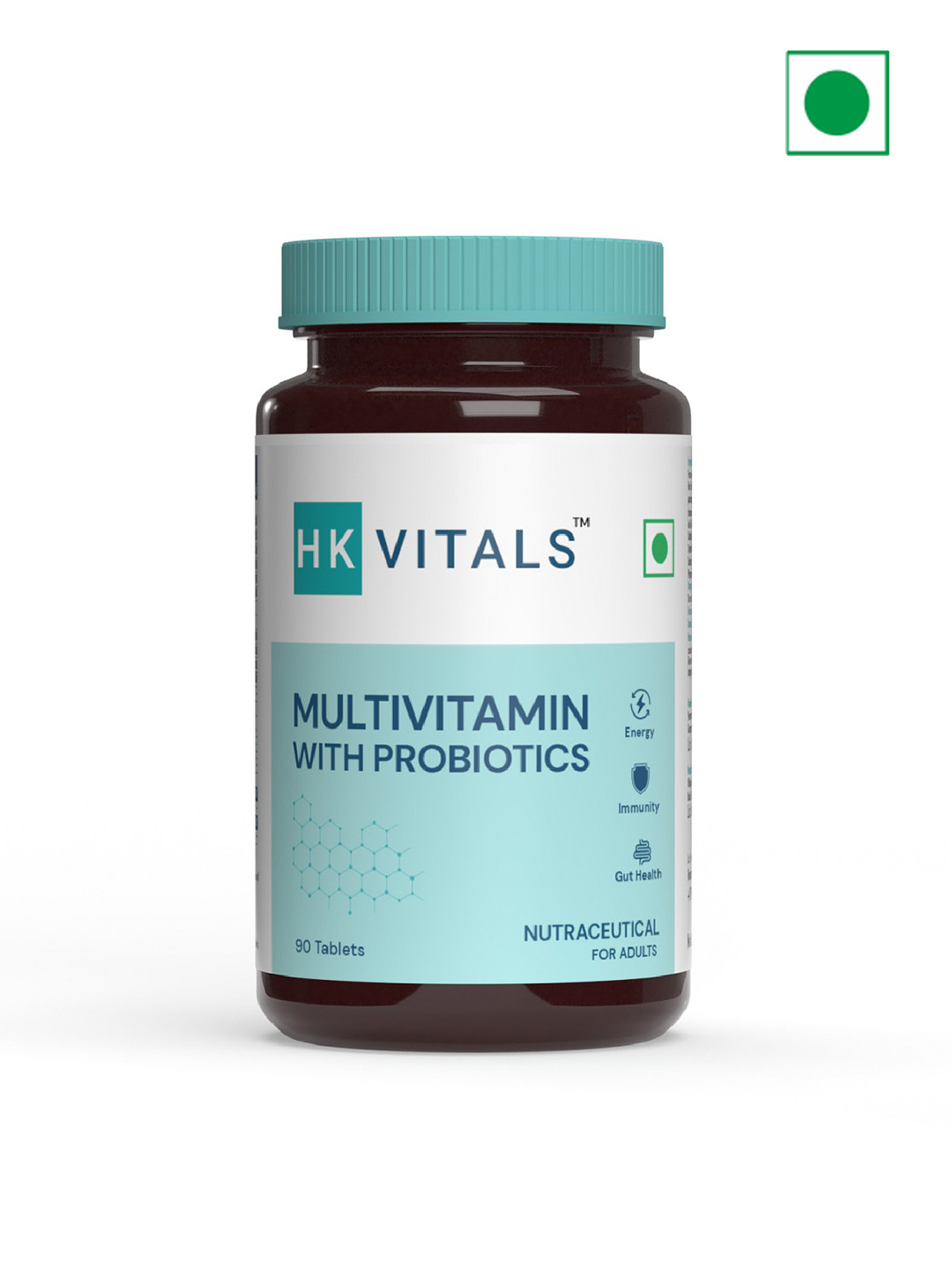 Buy HK VITALS Multivitamin With Probiotics For Energy 90 Tablets