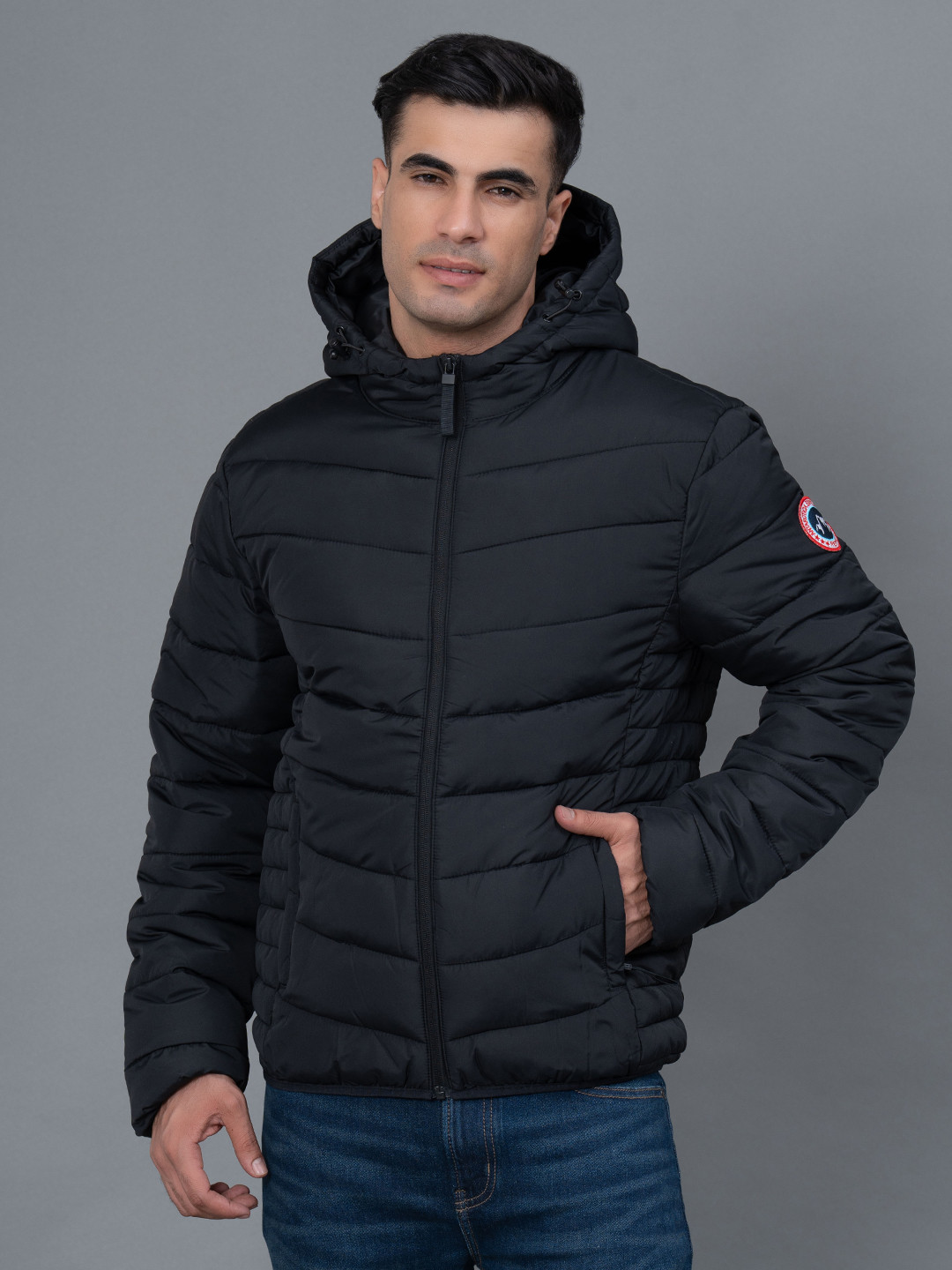 Buy Red Tape Hooded Puffer Jacket Jackets for Men 24899554 Myntra
